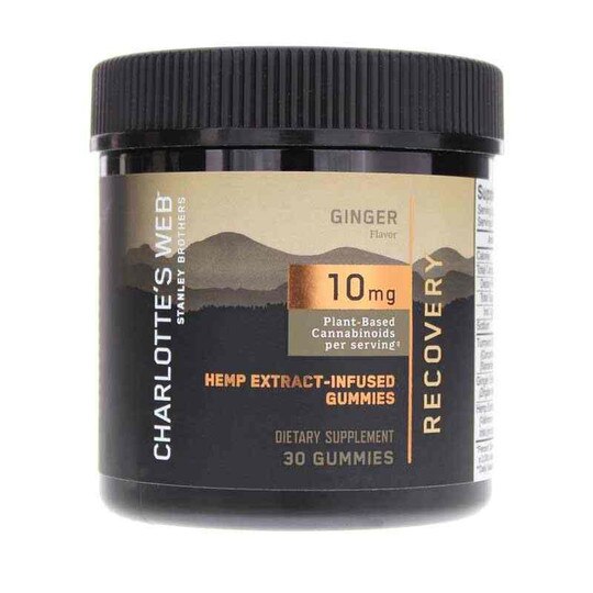 Hemp Extract-Infused Gummies Recovery Ginger Flavor, CW